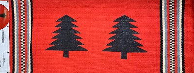 REGAL COMFORT EVERGREEN TREE TABLE RUNNER RED-image