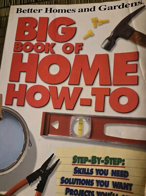 Better Homes & Gardens BIG BOOK OF HOME HOW TO .. PREOWNED-image