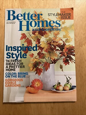 Better Homes and Gardens Magazine - September 2014 Inspired Style-image