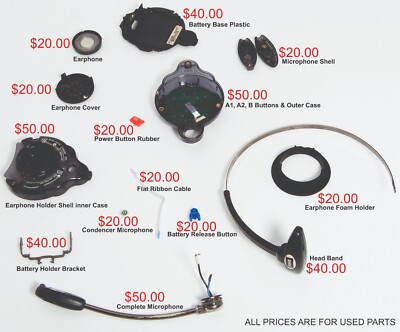 HME Drive Thru Wireless Headset Parts For HS6100 HS6200 HS6300 WH220 WH300-image