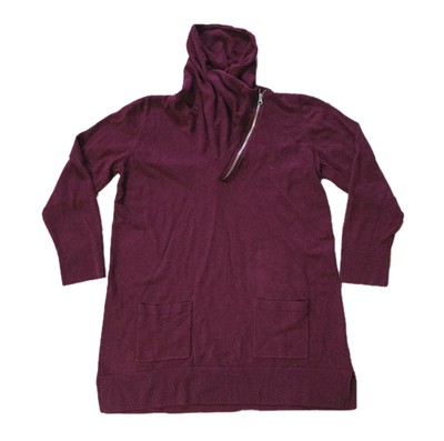 Jeanne Pierre Tunic Sweater sz XL Pockets Cozy Warm Chic-image