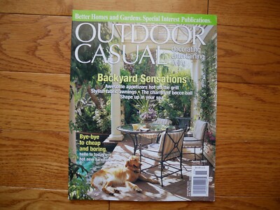 Better Homes & Gardens Magazines Outdoor Casual Excellent Condition Spring 2001-image