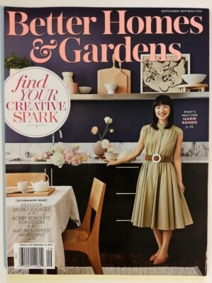 BETTER HOMES & GARDENS MAGAZINE----SEPTEMBER 2019-image