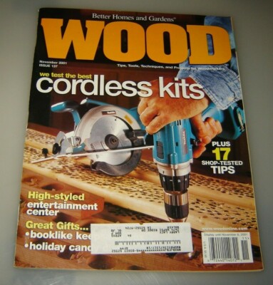 Better Homes & Gardens WOOD Magazine November 2001 Issue #137-image