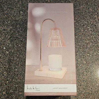 Nicole Miller Lamp Warmer For Scented Candles No Smoke or Flame Home Collection-image