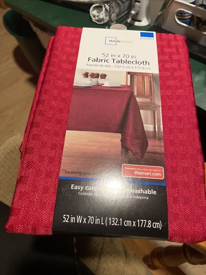Mainstays  Holiday/Christmas Fabric Tablecloth , 52