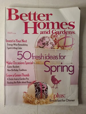 Better Homes & Gardens Magazine (April 2006) - 50 Fresh Ideas for Spring Issue-image