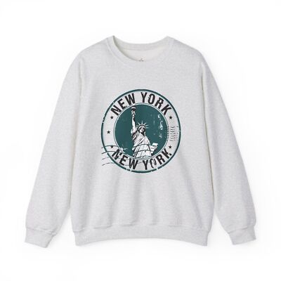 New York Statue of Liberty Crewneck Sweatshirt, Gift for Travelers, Cozy Casual-image