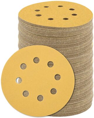 5 inch Sanding Discs 80-800 Grit Hook Loop 8-Hole Sandpaper Orbital Sander Paper-image