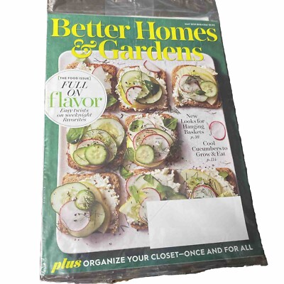 BETTER HOMES AND GARDENS Magazine 2019 May BH&G Back Issue-image