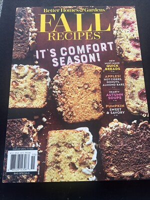 BETTER HOMES & GARDENS FALL RECIPES 2020 BRAND NEW MAGAZINE-image