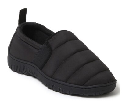 DEARFOAMS Size L 9-10 Cosy Comfort Womens Energy Walk Nylon Slippers Black New-image