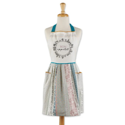Savory Bon Appetit Printed Vintage Kitchen Cooking Baking Apron-image