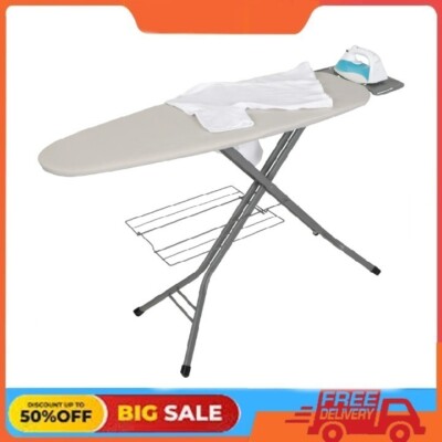 Better Homes & Gardens Gray Wide Top Freestanding Ironing Board-image