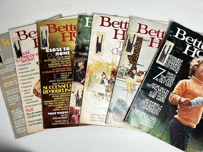 Better Homes and Gardens Magazines VTG 1975 Christmas 1974 Lot of 7 large size-image
