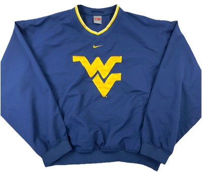 Vintage West Virginia Mountaineers Jacket Men Large Nike Center Swoosh WVU Wind-image