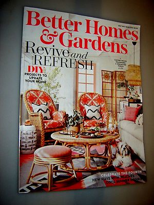 BETTER HOMES & GARDENS Magazine JULY 2017 Revive & Refresh DIY / The 4th of July-image