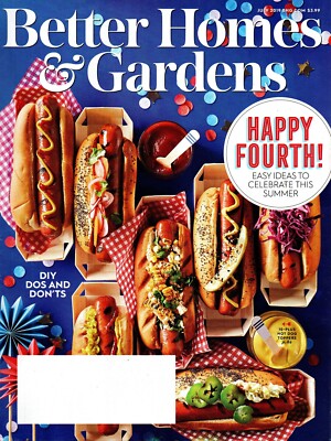 Better Homes & Gardens Magazine July 2019 Easy Ideas to Celebrate This Summer-image