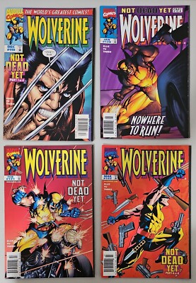 Wolverine 119 120 121 122 - Not Dead Yet - Complete Set - ALL NEWSSTAND VARIANTS-image