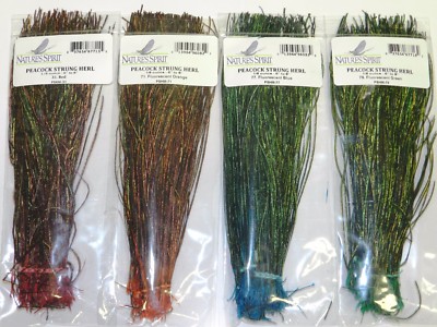 Nature's Spirit DYED OVER NATURAL PEACOCK HERL Fly Tying Material-image