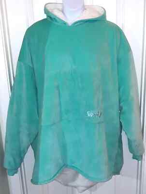 THE COMFY The Original Blanket Sweatshirt Cozy Comfort Co Unisex Aqua Mint Color-image