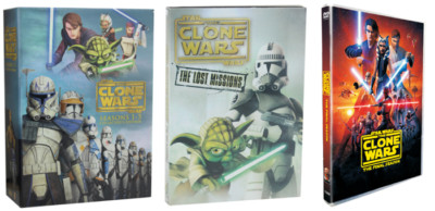 Star Wars Clone Wars Complete Series Seasons 1-7 DVD Brand New & Sealed-image