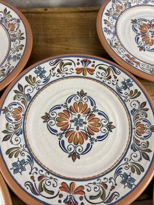 Mediterranean Design Pier 1 Hand Painted Melamine 9