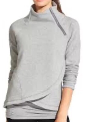 Athleta Women’s Crazy Cozy Wrap Size XXS, Pullover, Gray, Thumb holes, Warm-image
