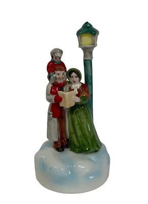 Wind Up Musical Carolers The First Noel Vintage Applause Taiwan-image