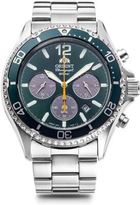 ORIENT RN-TX0204E ORIENT Men's Metal Band SPORTS Diver Design Japan Import NEW-image