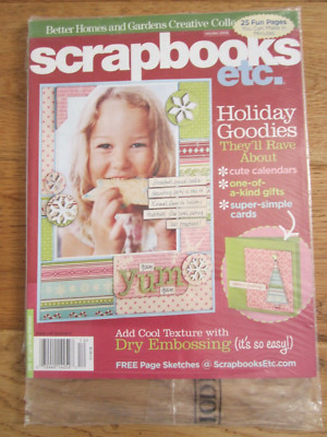 NOS Better Homes and Gardens Scrapbooks Etc Magazine November / December 2008-image