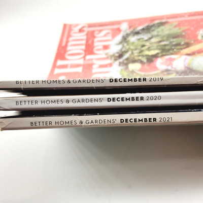 Better Homes & Gardens Magazine 3 Christmas Issues 2019 2020 2021 Holiday-image