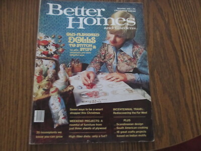 Better Homes and Gardens November 1976 NICE-image