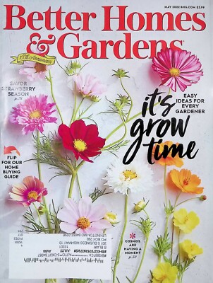 Better Homes and Gardens Magazine - May 2022 Gardening, Decor, Home Buying-image