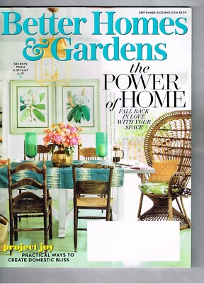 Better Homes and Gardens Magazine September 2020-image