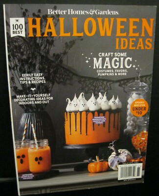 BETTER HOMES & GARDENS  100 BEST HALLOWEEN IDEAS CRAFT SOME MAGIC MAGAZINE  2021-image