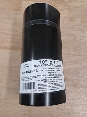 Amerimax Home Products 10 in. x 10 ft. Black over Bronze Aluminum Trim Coil-image