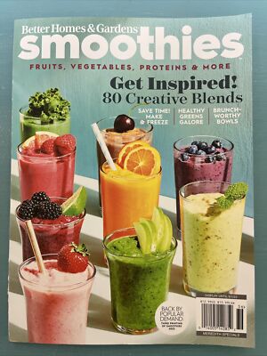 SMOOTHIES ~ Better Homes & Garden Magazine 2023 ~ Brand New-image