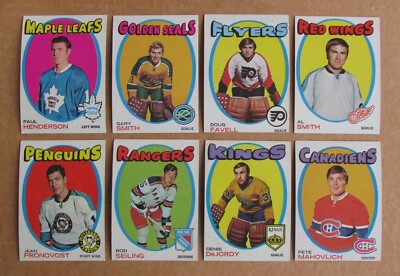 1971-72 TOPPS HOCKEY CARD SINGLES COMPLETE YOUR SET PICK CHOOSE UPDATED 5/26-image