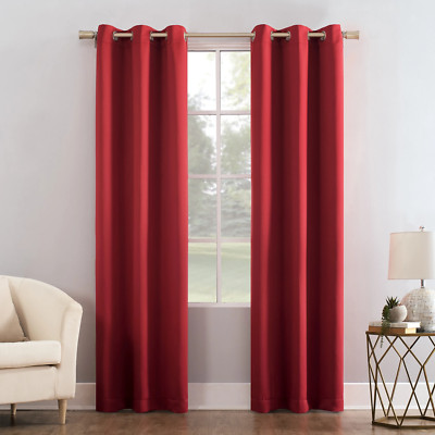 1-Piece Blackout Energy Efficient Grommet Single Curtain Panel, 40