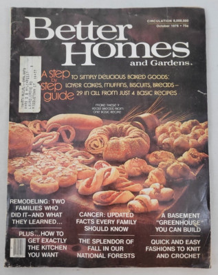Better Homes And Gardens ~ Step By Step Baked Goods ~ October 1976-image