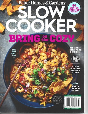 Better Homes & Gardens Slow Cooker Bring on the Cozy Magazine, 80 Recipes, 2023-image