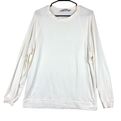 Cabin Fever Womens Sweater Cream Cozy Lounge Cabincore Stretch Medium-image