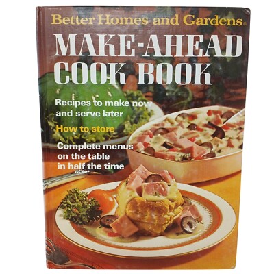 Better Homes & Gardens Make-Ahead Cook Book Hardcover #H5-image