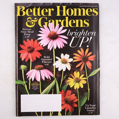 Better Homes And Gardens Magazine August 2018 Bold Summer Flavors-image