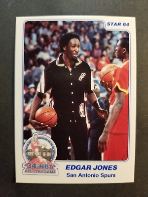 1984 Star slam dunk EDGAR JONES card # 6   [C2]-image