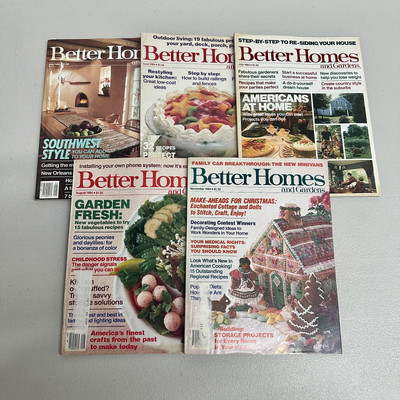 Better Homes and Gardens Magazine 1984 - Lot of 5 Issues - VINTAGE-image