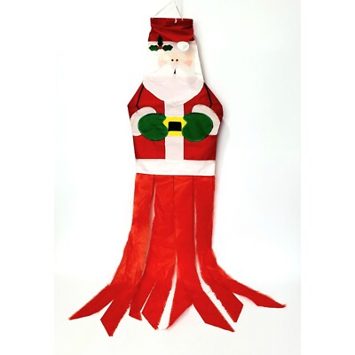 Vintage Santa Clause Wind Sock 48
