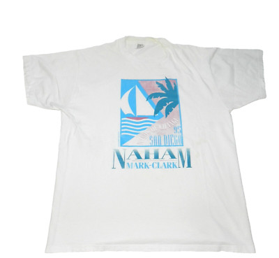 Vintage 1995 Jerzees T Shirt White  Sunflower Graphics Winds Of Change Size XL-image