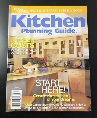Better Homes and Gardens - 2002-Kitchen Planning Guide Magazine-image